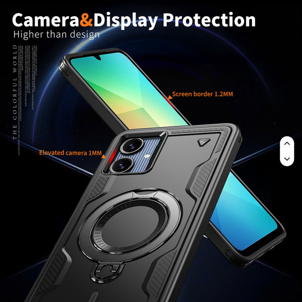 Shockproof Magsafe Kickstand Ring Case for Samsung Galaxy A07 (4G) Shockproof Magsafe Kickstand Ring Case for Samsung Galaxy A07 (4G)